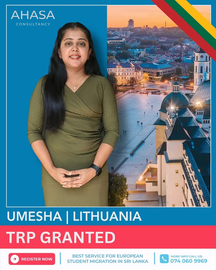 ✨ SUCCESS STORY ALERT! From Uva Wellassa to LITHUANIA! 🇱🇹🔬🎓✨