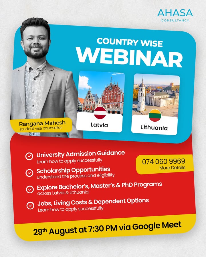 🌍 Thinking about studying in Latvia or Lithuania? 🇱🇻🇱🇹