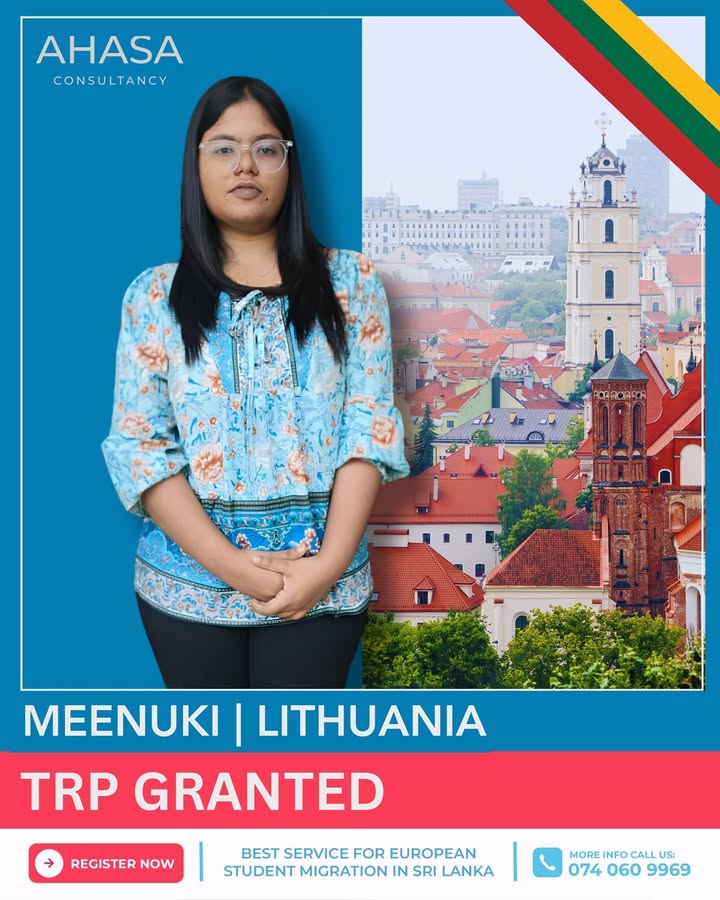 ✨ SUCCESS STORY ALERT! From Sacred Heart Convent to LITHUANIA! 🇱🇹🎓✨