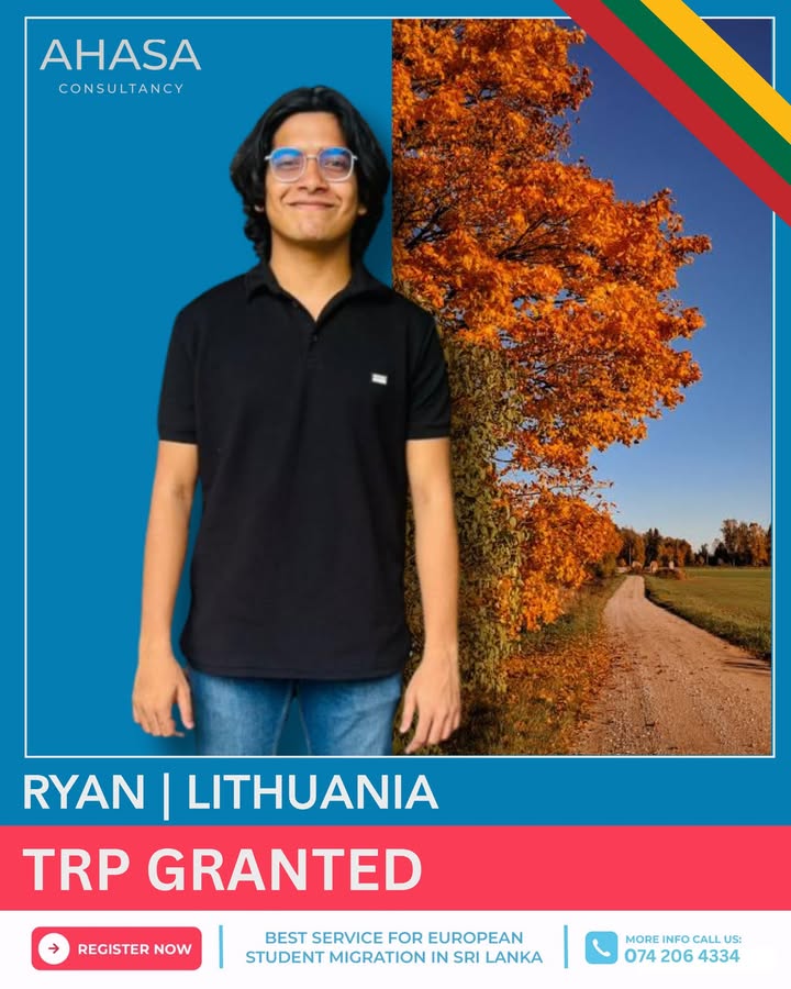 ✨ SUCCESS STORY ALERT! From A/Ls straight to KTU, LITHUANIA! 🇱🇹⚡️🎓✨