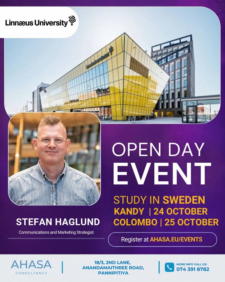 Open Day Event: Study in Sweden with Linnaeus University